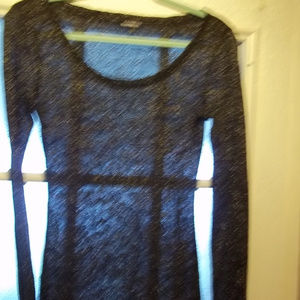 Size Med black and gold top from Express